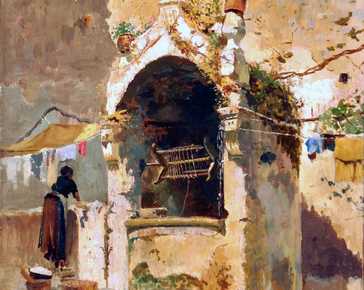 De Angelis  Agostino - Laundry day